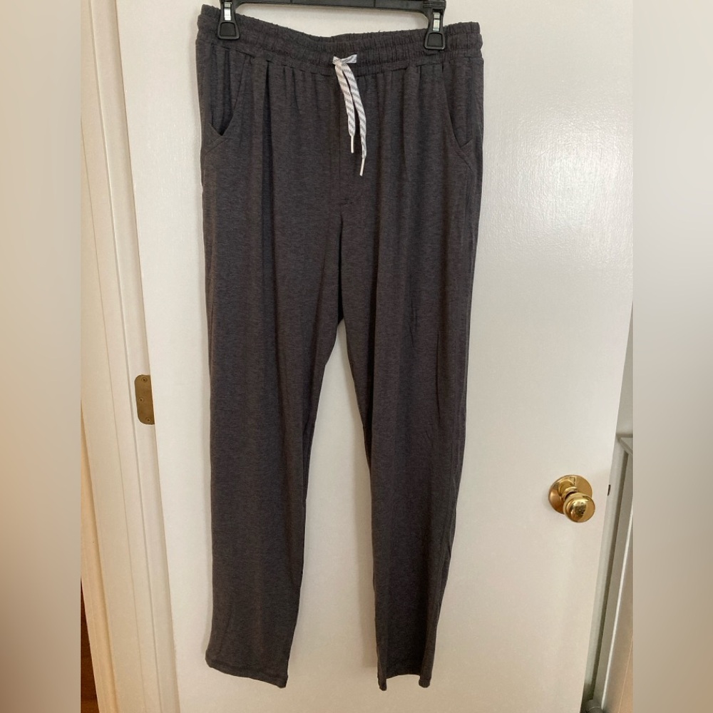 MIER Womens Gray, Relaxed Fit Pants. Size M